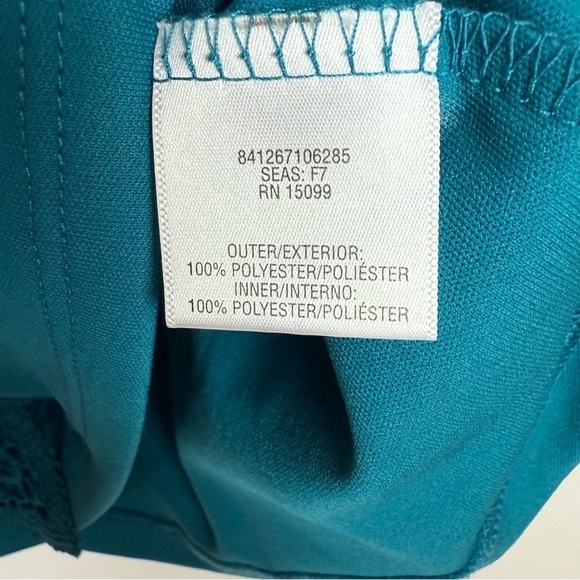 Simply Styled Womens Teal Blue Crochet Lace  Sleeveless Top Size XS - Picture 10 of 13